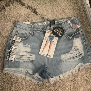 Brand new with tags super high rise shorts